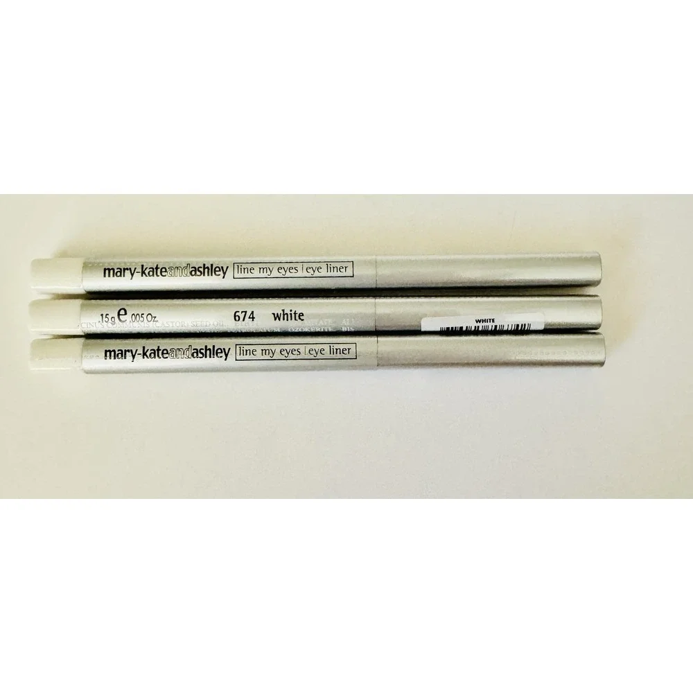 Mary-Kate and Ashley Line My Eyes Eyeliner 674 White Lot of 3 New Sealed